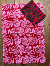 Load image into Gallery viewer, ABP Tea Towel Set. Red, Pink and Charcoal.

